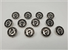 15mm Horseshoe Buttons, 12 pcs