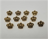 17mm Crown Shaped Buttons, 12 pcs