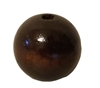 25MM Round Walnut Wood Beads (Small Hole) 8 ct. Bag