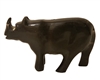3" Hand-Carved Genuine Horn Rhino Bead