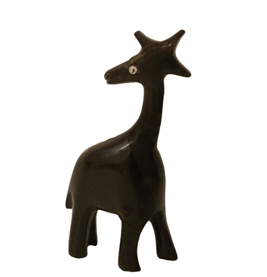 3" Hand-Carved Genuine Horn Giraffe Bead