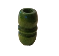 44x24MM Green Wood Beads 4ct. Bag