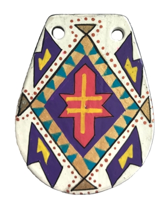 White Shield Jewelry Necklace Pendant