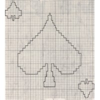 Ace of Spades decorative craft design from King's Kountry