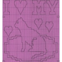 I Love My Cat decorative craft design from King's Kountry