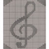 Treble Clef decorative craft design from King's Kountry
