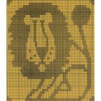 Cartoon Lion decorative craft design from King's Kountry
