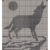 Howling Wolf decorative craft design from King's Kountry
