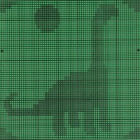 Dinosaur decorative craft design from King's Kountry