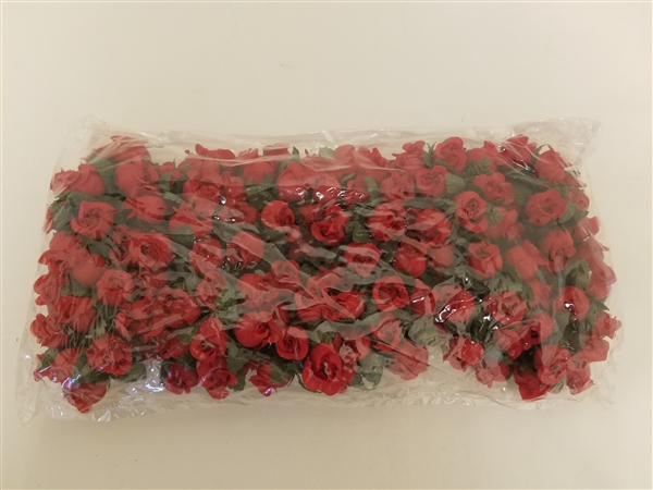 10mm (3/8 inch) Satin Ribbon Roses (144 pieces)