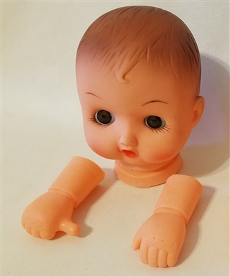 Large Baby Doll Head & Arms