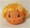 3" Doll Head with Teardrop Eyes & Kissing Mouth