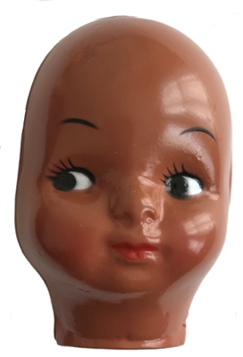 Small Black African American Girl Doll Face Mask