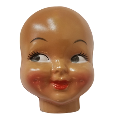 Black African American Girl with Dimple Cheeks Doll Face Mask