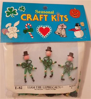 Liam the Leprechaun Beaded Pin Seasonal Craft Kit