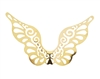 Pair of Gold Metal Filigree Angel Fairy Wings