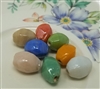 10mm Oval Faceted Glass Beads, 8ct Bag