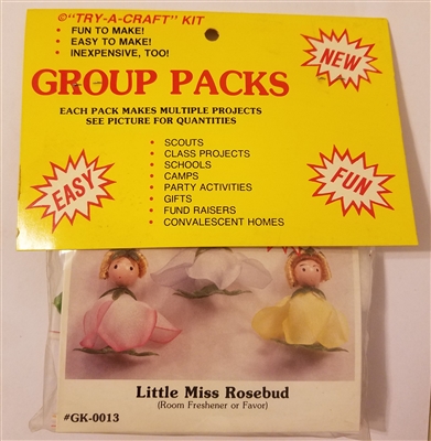 Little Miss Rosebud Doll Bead Group Craft Kit