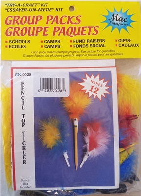 Pencil Tickler Feathered Top Group Craft Kit