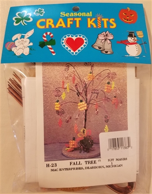 Fall Tree Beaded Wire Seasonal Craft Kit