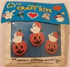 Ghostly Pumpkin Magnet Halloween Seasonal Craft Kit