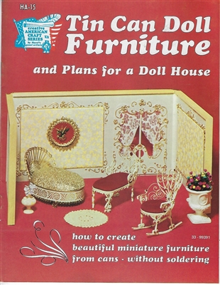 Tin Can Doll Furniture and Plans for a Doll House