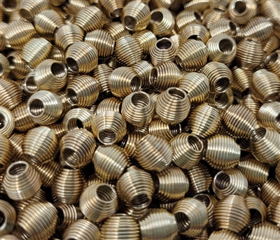 6mm Round Metal Spring Coil Beads, 12 ct Bag