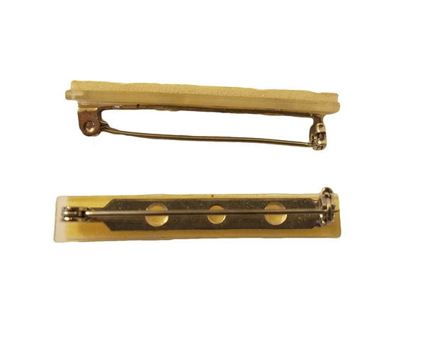 Brass Offset Broach Pin Backing 1-1/2 36506