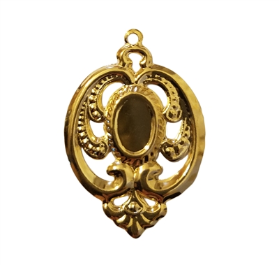 Victorian Filigree Gold Tone Metal Jewelry Findings