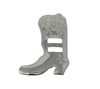 Tall Cowboy Boot Shaped Metal Western Concho Slide