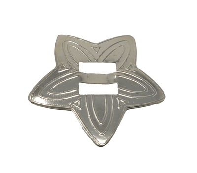 Flower Shaped Metal Western Concho Slide