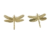 Gold Filigree Dragonfly Charms, 4 ct Bag