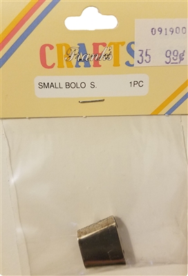 Small Nickel Bolo Tie Slide Hardware