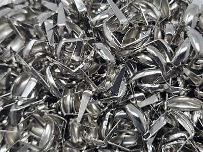 7mm x 15mm Oval Rectangle Domed Nailheads Decorative Metal Studs, 12 ct