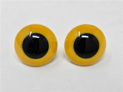 Zim's 24mm Yellow Owl Eyes Plastic Safety Eyes (4 pair)