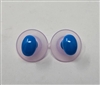Zim's 8mm Oval Plastic Safety Eyes or Noses (12 pair)