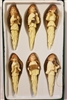 Set of 6 Resin Angel Icicle Christmas Ornaments