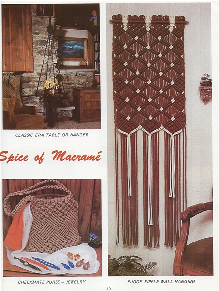 Macrame Book Variety The Spice of Life by Judy Palmer & Lois Anderson -  Kgkrafts's Boutique