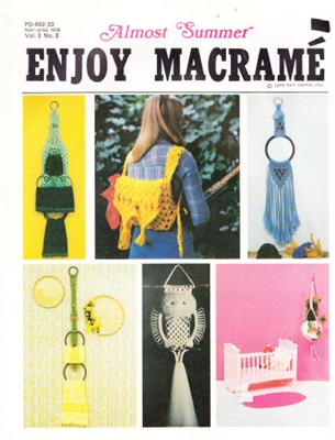Enjoy Macrame May/June 1979 craft supply from King's Kountry