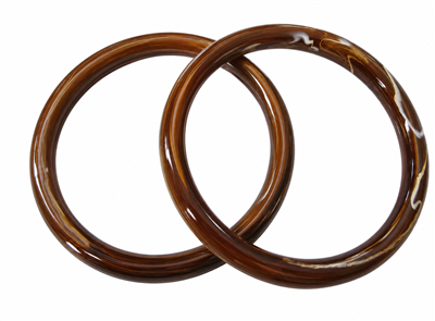 5" Round Plastic Purse Handles