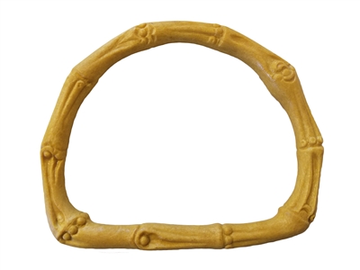 5" Plastic Bamboo "D" Ring