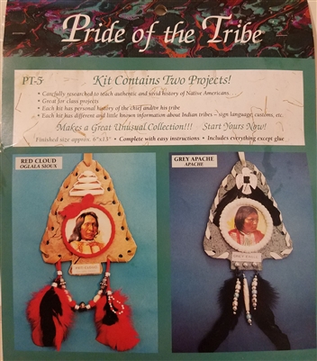 Pride of the Tribe (Red Cloud & Grey Apache) Southwest Craft Project Kit