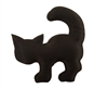 Black Cat Puffins Padded Satin Applique (10 pieces)