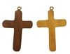 Large Wood Cross Pendant (Style 1), 12 ct Bag