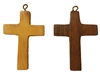 Large Wood Cross Pendant (Style 2), 12 ct Bag