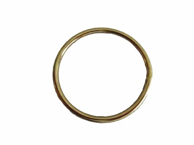 2" Brass Ring for macrame and craft projects