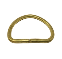 1-1/2" Brass Dee Ring, Unwelded