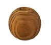 25MM Rustic Swirl Round Unfinished Wood Beads 4 ct. Bag