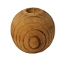 30MM Rustic Swirl Round Unfinished Wood Beads 4 ct. Bag