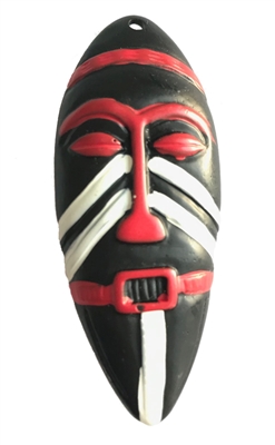 Tribal Tiki Mask Button